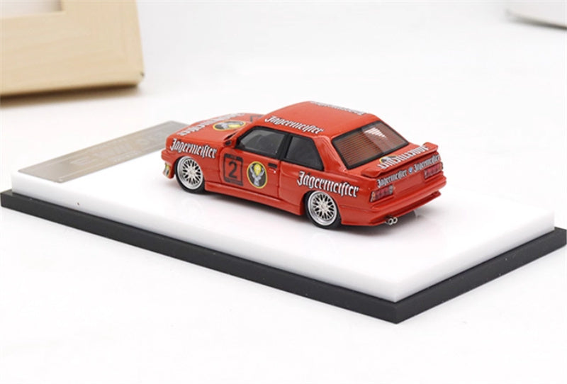 ScaleMini BMW M3 first generation E30 low slung sports car No.2 Painting Limited Edition 499PCS ONLY 1:64 Car Pre-built Model view2