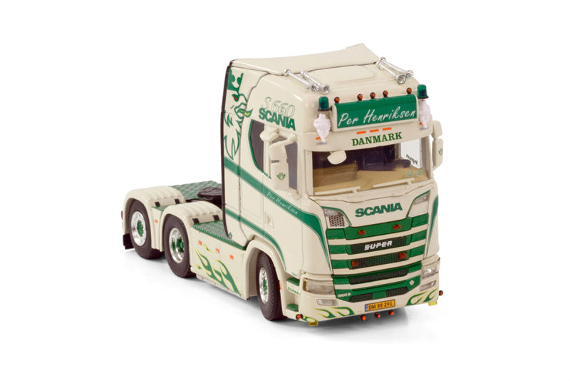 WSI SCANIA S HIGHLINE CS20H 6X2 TAG AXLE PER HENRIKSEN 1:50 Truck Pre-built Model