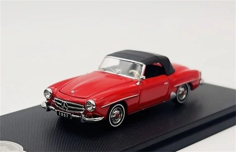 GFCC Mercedes Benz 190SL Convertible Luxury Classic Car Red 1957 Soft top 1:64 car Pre-built Model view6