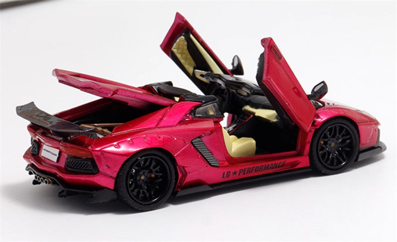 Rhino Model Lamborghini AVENTADOR LP700-4 LBWK Supercar Limited Edition 666PCS ONLY 1:64 Car Pre-built Model view2