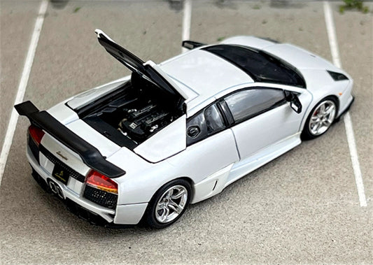 Phantom Knight Lamborghini Miura LP640 sports car Limited Edition 999PCS ONLY Hardtop white 1:64 Car Pre-built Model view2