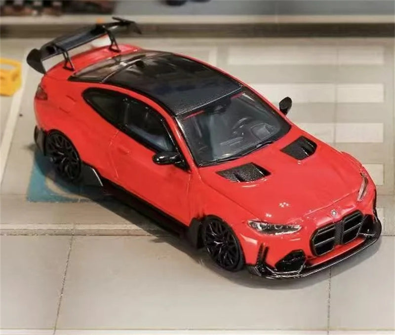 1:64 BMW G82 M4 Adro Body Kit Widebody Toronto Red SW DIECAST Limited Edition 500pcs ONLY Model