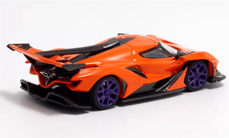 SmallcarsART Apollo IE Supercar orange Limited Edition 499PCS ONLY 1:64 Car Pre-built Model view5