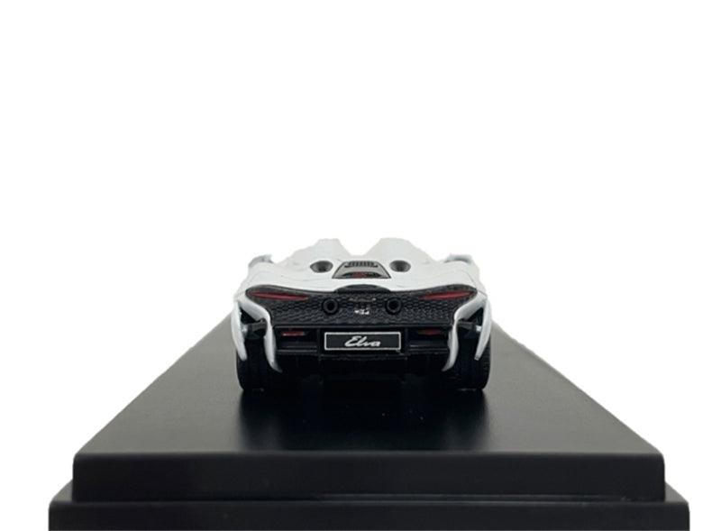 LCD-MODELS McLaren ELVA LIGHT White Open Top Super Car 1:64 car Pre-built Model view6
