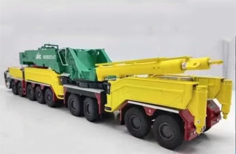 NZG LIEBHERR LTM11200 Crane Yellow green red MIC with herringbone arm cover KIT 1:50 DIECAST Truck Lorry