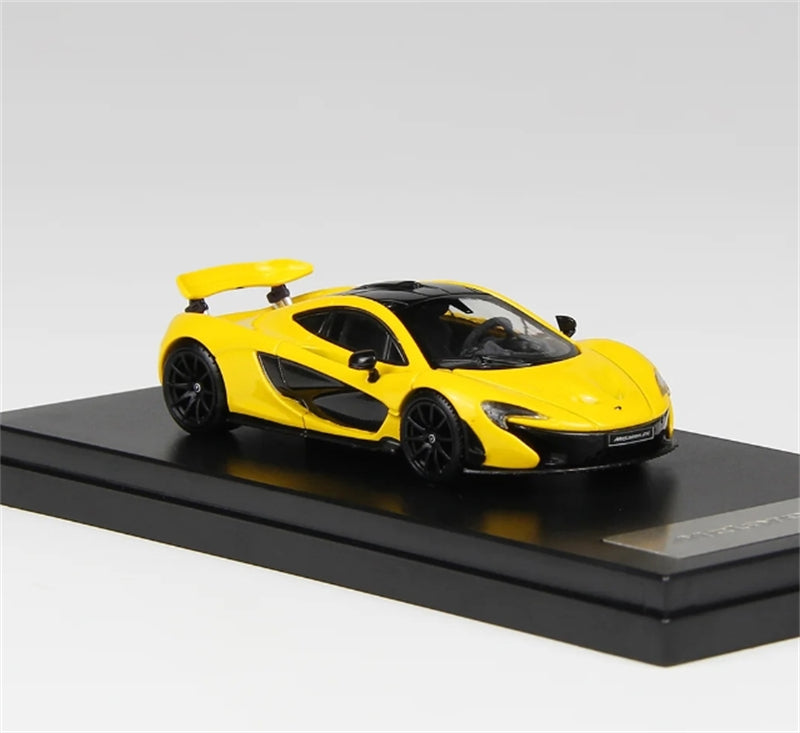LCD-MODELS McLaren P1 Yellow Super Car 1:64 car Pre-built Model view6