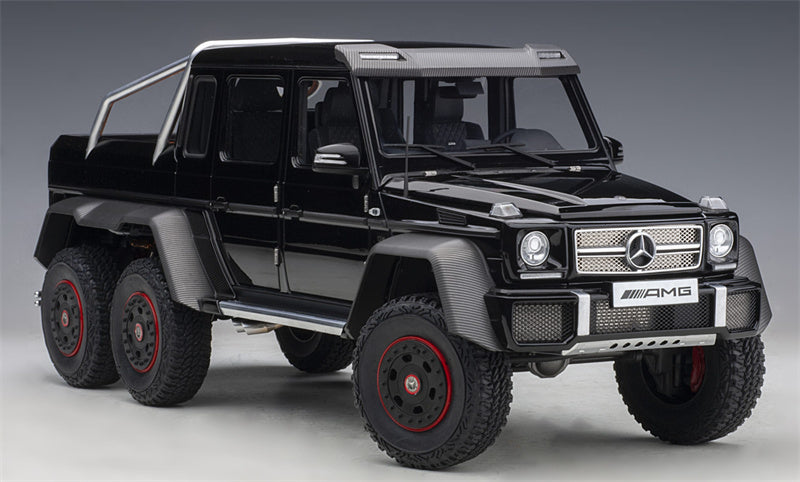 AUTOART MERCEDES BENZ G-CLASS G63 AMG 6X6 2013 Gloss Black 1/18 car Pre-a Model
