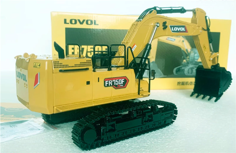 LOVOL FR750F Large Excavator Limited Collectors Edition 1:43 Truck Pre-built Model