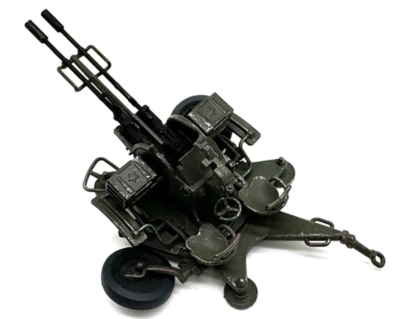 ARTISAN Russian Soviet ZU-23-2 Double barreled Anti Aircraft 1:72 Tank Pre-built Model