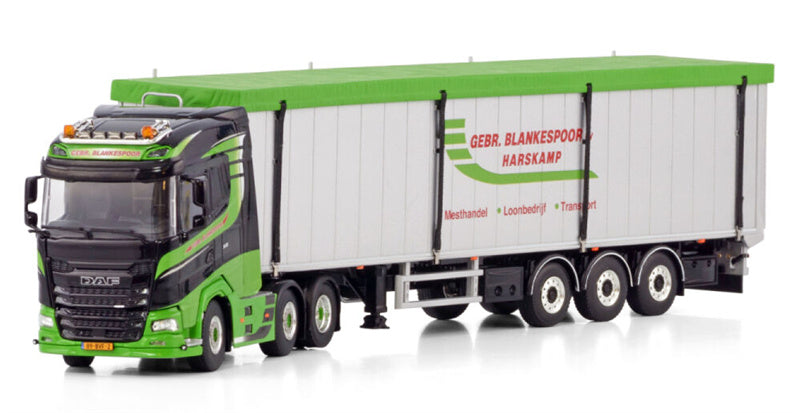 WSI  DAF XG 6X2 TWIN STEER VOLUME TRAILER - 3 AXLE Gebr. Blankespoor By Harskamp 1:50 Truck Pre-built Model