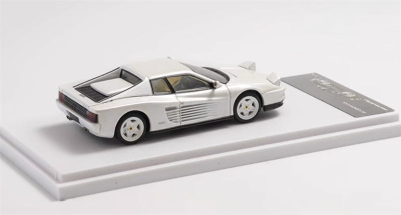 XF MODEL Ferrari Testarossa F110 supercar White 1:64 Car Pre-built Model view6