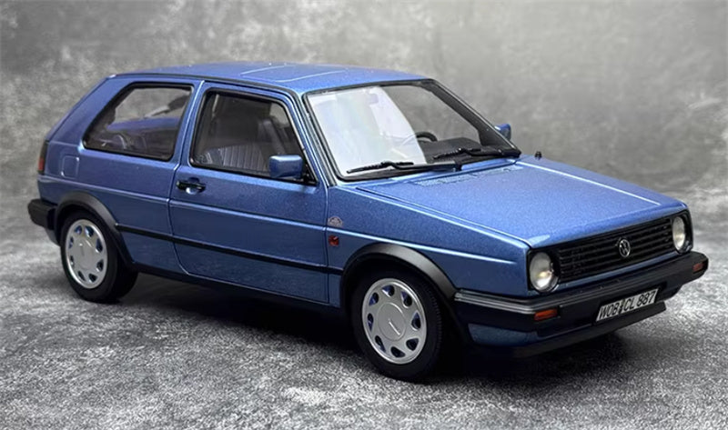 NOREV Volkswagen VW Golf 10 Million 1988 royal blue 1:18 Car Pre-built Model view6