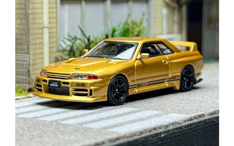 1:64 Nissan BNR32 GT-R 650R Gold INNO64 DIECAST Car Model