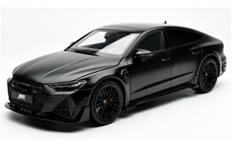 1:18 AUDI RS7 Sportback ABT  Half mute black KengFai modified version DIECAST Model