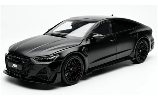 1:18 AUDI RS7 Sportback ABT  Half mute black KengFai modified version DIECAST Model