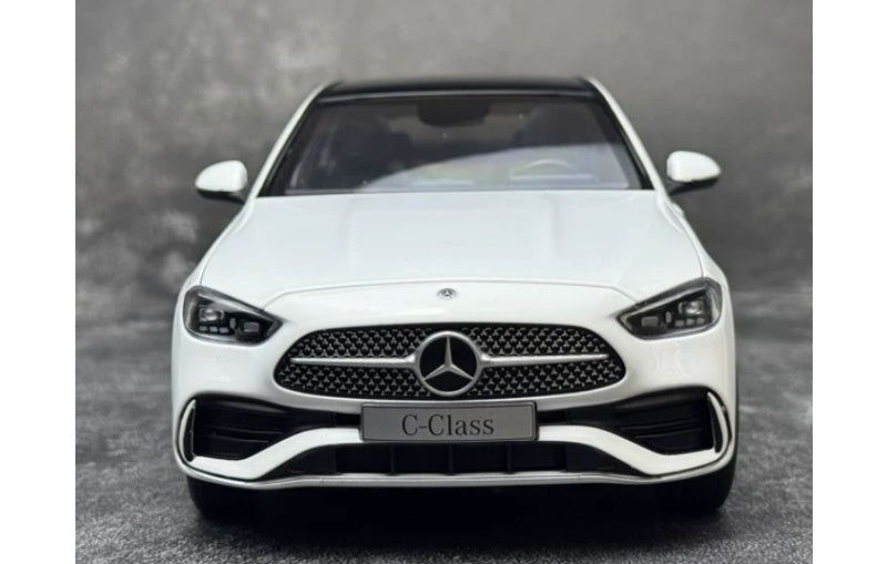 1:18 Mercedes-Benz C-Class C260 2025 NZG Pearlescent White Diecast Model view12