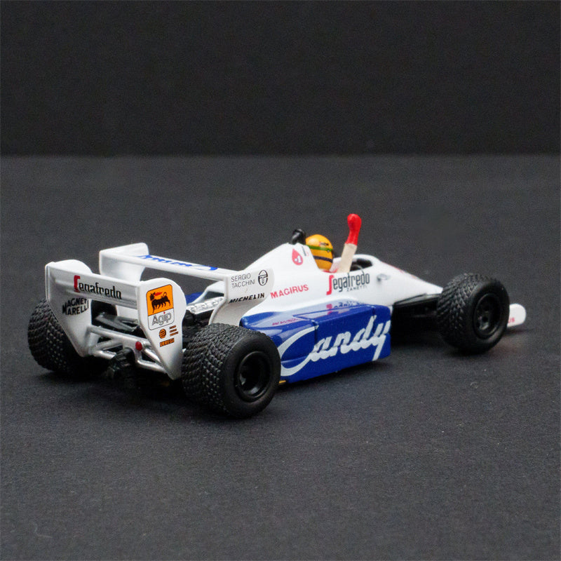 1:64 Toleman TG184 #19 Monaco Grand Prix 2nd Place Ayrton 1984 MINIGT DIECAST Model