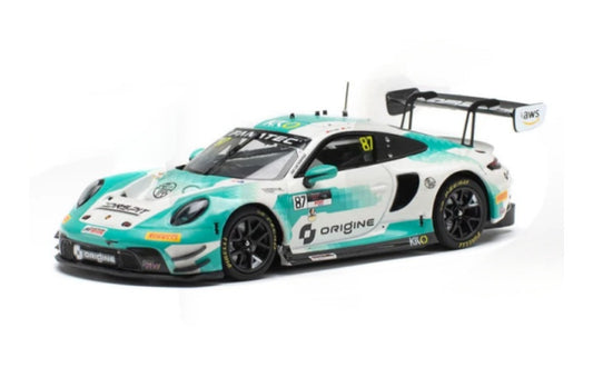 1:43 Porsche 911 GT3R KiloWorks GTWC #87 Asia Champion Diecast Model view1