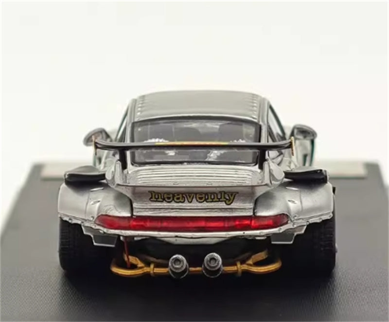 1:64 Porsche 911 RWB 993 Silver 89# Silver 89# Track SW DIECAST Limited Edition 499pcs ONLY Model
