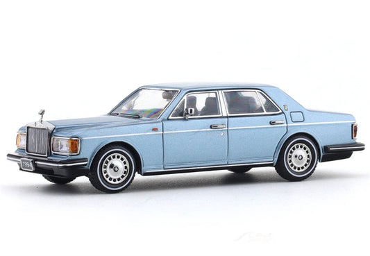 GFCC 1994 Rolls Royce Silver Spur III light blue Limited Edition LHD 1:64 car Pre-built Model view1