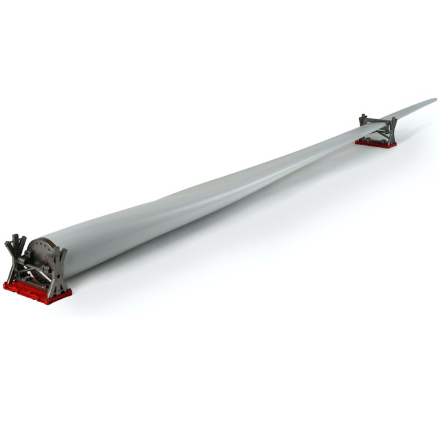 MAMMOET WING WITH TRANSPORT CRADLES 1:50 Resin