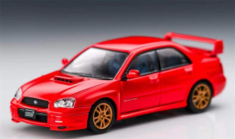 1:64 Subaru Impreza WRX STI 8th Generation Sedan  Red Furuya DIECAST Model