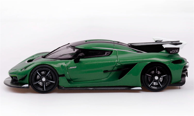 HKM Premium & BriScalemicro Koenigsegg Jesko Green Limited Edition 500PCS ONLY 1:64 Car Pre-built Model view2