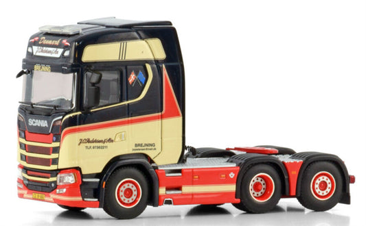 WSI SCANIA S HIGHLINE CS20H 6X2 TAG AXLE J.O. Pedersen BREJNING 1:50 Truck Pre-built Model