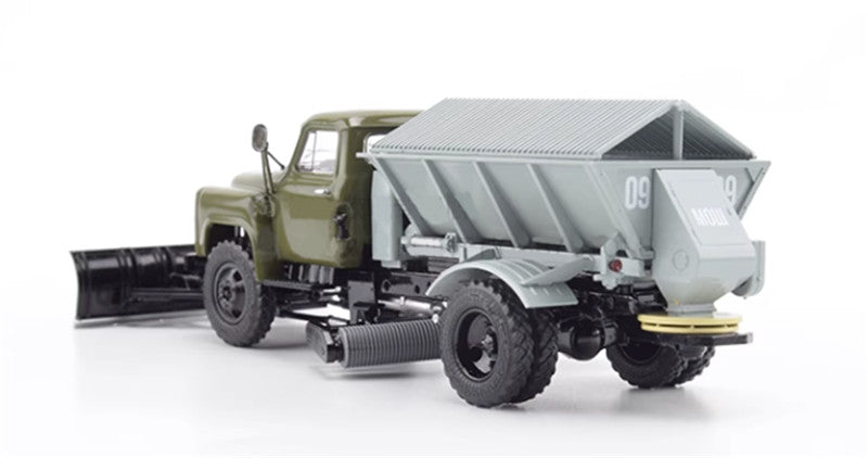 StartScaleModels Russia PR-53(52) Snowplow Sand Spreader 1/43 Truck Pre-built Model