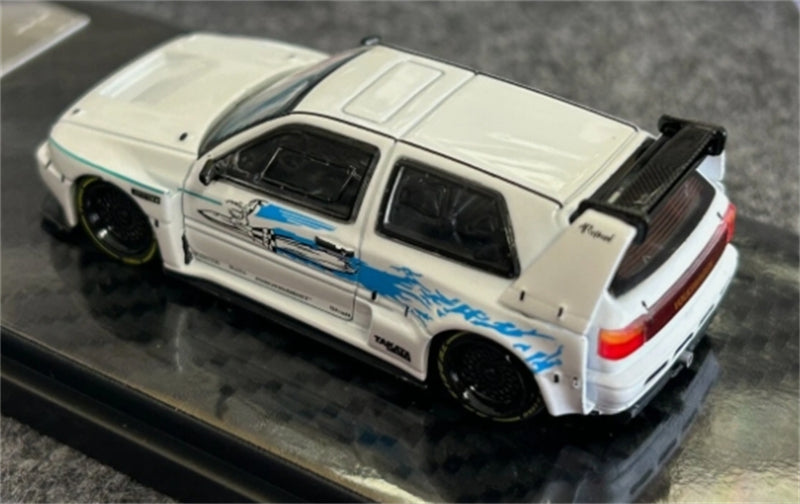 RHINO MODEL VW Golf Mk3 Concept Modified Version white Limited Edition 699PCS ONLY 1:64 car Pre-built Model view2