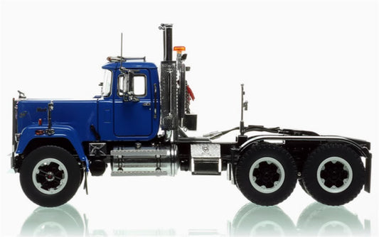 Heavy Haul Replicas Mack double axle heavy-duty tractor truck Blue/Black 1:50 Truck Pre-built Model