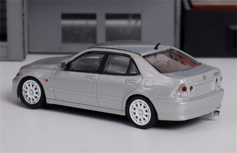 BBS Toyota Altezza RS200 SXE10 Silver Limited Edition 499pcs ONLY 1:64 Car Pre-built Model