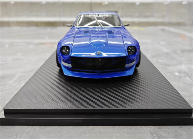 IGNITION MODEL Nissan Fairlady ZS30 STAR ROAD Metallic Blue 1:18 Car Pre-built Model view5