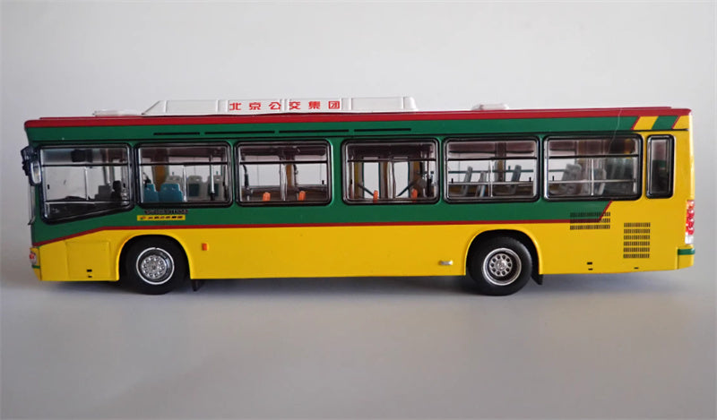 Beijing Public Transport New version Jinghua BK6111 single Machine route 380 1:64 Bus Pre-built Model view10