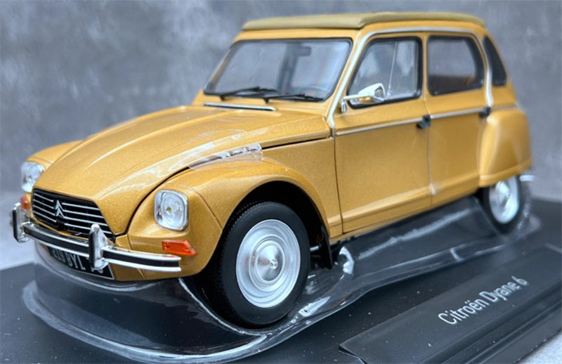 NOREV Citroen Dyane 6 1970 golden fully open 1:18 Car Pre-built Model view1