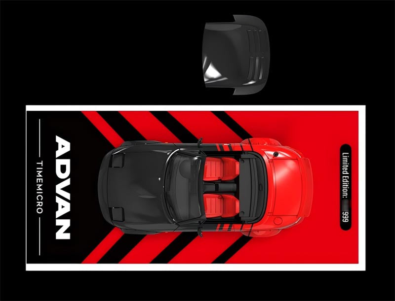 1:64 Mazda MX-5 Black/red ADV TIMEMICRO Limited Edition 999PCS ONLY DIECAST Civil Car Model