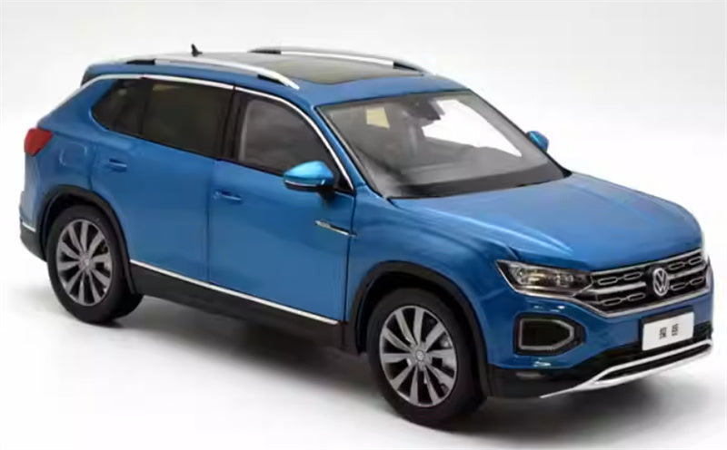 FAW Volkswagen VW TAYRON SUV blue 1:18 Car Pre-built Model view6
