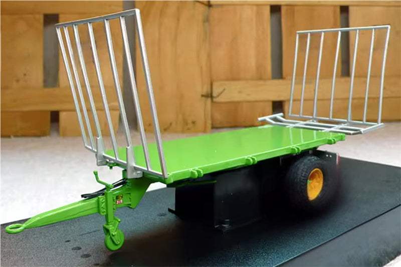 Universal Hobbies Joskin Trans-Ex 5T Bale Agricultural tractor trailer Emerald Green 1:32 Truck Accessories Pre-built Model