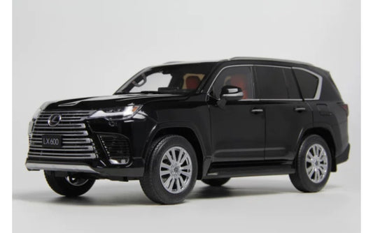 1:18 Lexus LX600 Black LCD MODELS DIECAST Truck Model