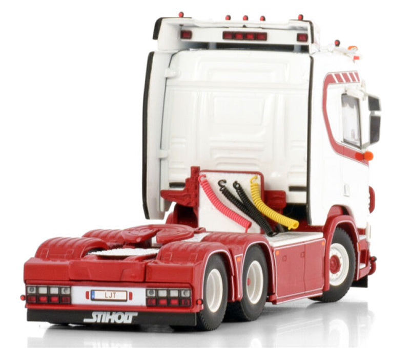 WSI SCANIA R NORMAL CR20N 6X2 TAG AXLE LJT Trans 1:50 Truck Pre-built Model