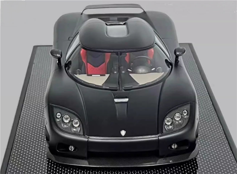 1:18 Koenigsegg CCXR 2010 Storm Black VMB Resin Car Model view4