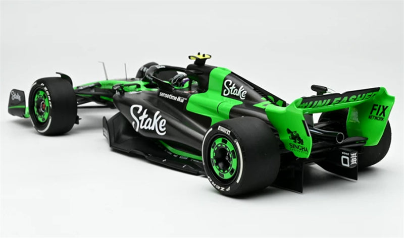 1:18 KICK  Sauber C44 #24 Zhou Guanyu China 2024 green MINICHAMPS  DIECAST Model