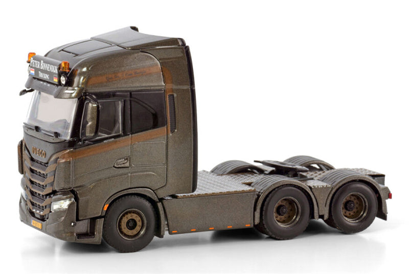 WSI IVECO S-WAY AS HIGH 6X2 TAG AXLE Peter Binnendijk Trucking 1:50 Truck Pre-built Model