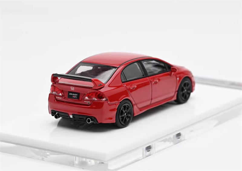 MOTORHELIX Honda Civic Mugen RR FD2 Red 1:64 car Pre-built Model view2