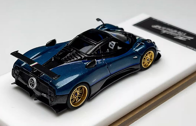 HH Model Pagani Zonda Tricolore Blue - Hardtop Edition 1:64 Car Pre-built Model view4