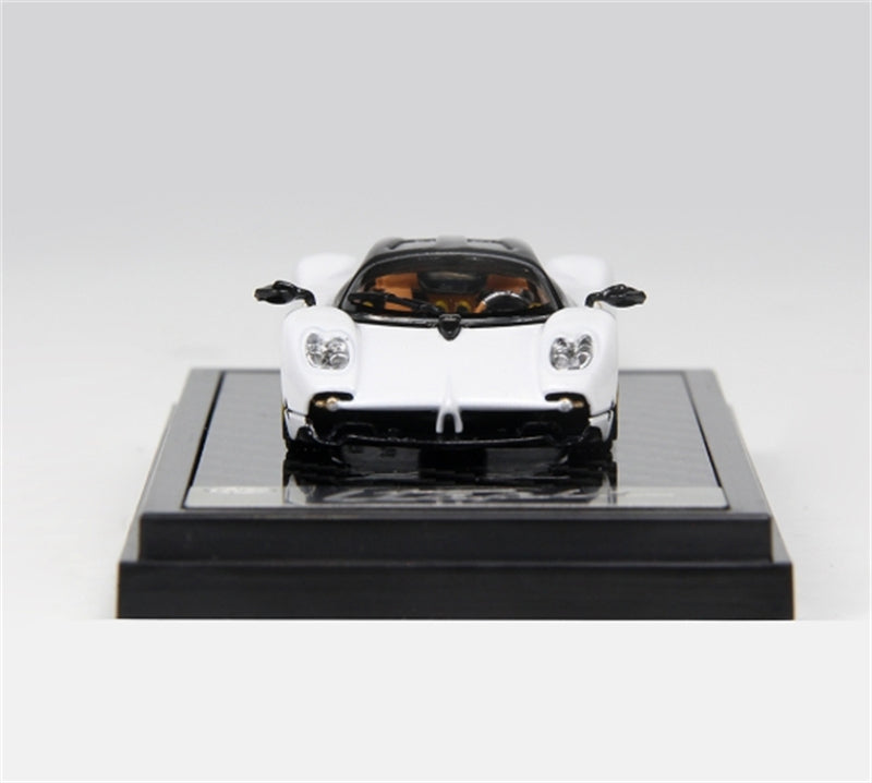 LCD-MODELS Pagani Utopia Super Cars Coupe white 1:64 car Pre-built Model view4