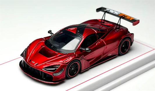 1:64 Mclaren 720S GT3X Metallic Red CM-MODEL DIECAST Civil Car Model