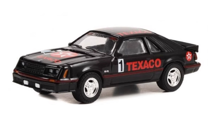 Greenlight d Mustang GT TEXACO Racing 1982 1:64 Car Pre-built Model