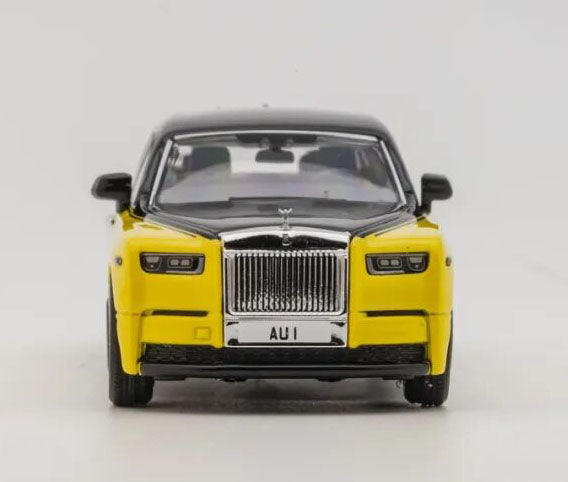 Banana 1:64 Rolls-Royce Phantom EWB Diecast Model HEC Limited Black & Yellow