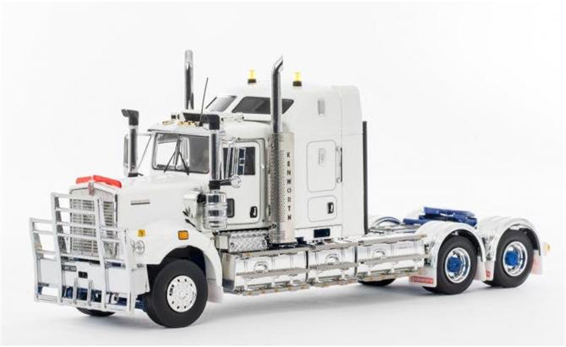 Drake Kenworth C509 Sleeper White Blue Chassis Australian 1:50 Truck Pre-built Model